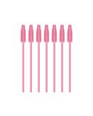 Many Beauty Jednorazowe szczoteczki do rzęs - 50 sztuk, kolor: różowy
