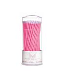 Many Beauty Microbrush - mikroaplikatory do rzęs - precyzyjne 100 sztuk kolor: różowy, rozmiar: M - 2 mm