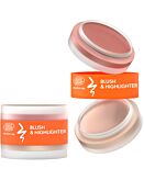Face Boom Make-Up Duo Blush & Highlighter, 01 Peach