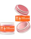 Face Boom Make-Up Duo Blush & Highlighter, 02 Pink