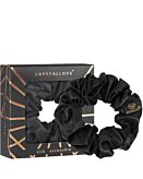 Crystallove Gumka do włosów z jedwabiu, Black