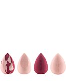Boho Beauty Zestaw 4 gąbek do makijażu, Pinky Berry
