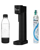 Dafi ushAir Saturator z nabojem CO2 + Butelka 0.7 l, czarny