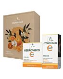 Uzdrovisco Pre Age Zestaw kosmetyków Krem rozjaśniający + Serum 9% wit. C