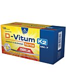 D-Vitum Forte 2000 j.m. + K2 MK-7, Witaminy D i K dla dorosłych,  kapsułki 120 szt.