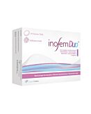 Inofem Duo, tabletki do ssania o smaku malinowym, 24 szt.