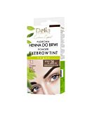 Delia Henné in polvere, nero marrone