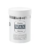 WAX Henna Maska nawilżająca na wypadanie włosów niefarbowanych, 240 ml