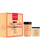 Hagi Set Arancia Speziata: Candela 215 ml + sale da bagno 480g