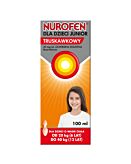 Nurofen dla dzieci JUNIOR 40 mg/ml zawiesina doustna smak truskawkowy 