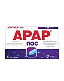 Apap Noc 500 mg + 25 mg 12 Tabletek powlekanych