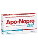 Apo-Napro Fast 220 mg Lek przeciwbólowy przeciwzapalny i przeciwgorączkowy Kapsułki