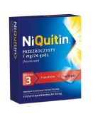 NiQuitin 7 mg / 24h 7 Plastrów Przezroczystych