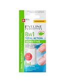 Eveline Cosmetics Nail Therapy Odżywka do paznokci 8w1 Sensitive