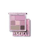 Espoir Real Eye Palette, paleta mauve cieni do powiek, 04 Mauve Me, 10g