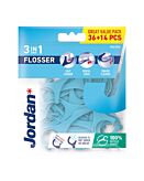 Jordan Filo Interdentale e Scovolino Flosser 3 in 1 36 pz