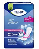Tena Lady Protect+ Maxi Assorbenti, 6 pz