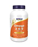 Now Foods Omega 3-6-9 (1000 mg) Kapsułki, 250 sztuk