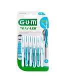 Gum Trav-ler Szczoteczki międzyzębowe 1,6 mm niebieskie 6 szt.