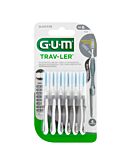 Gum Trav-ler Spazzolini interdentali 2,0 mm grigi 6 pezzi.