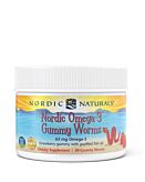 Nordic Naturals Nordic Omega-3 Gummy Worms 63 mg, Smak truskawkowy, Żelki