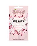 Bielenda Crystal Glow Rose Quartz Maschera-Primer Idratante e Illuminante per il Viso 8 g