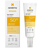 Sesderma Repaskin Silk Touch, Krem przeciwsłoneczny do twarzy z jedwabistym wykończeniem SPF50