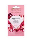 Bielenda Crystal Glow Red Rubin Maschera Nutriente e Illuminante per il Viso 8 g