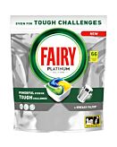 Fairy Platinum Limone Capsule per lavastoviglie, 66 pezzi.