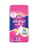 Always Ultra Platinum Senza Profumo Assorbenti Igienici, 24 pz.