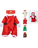 Koopman Abbigliamento natalizio per cane, assortimento di 4 modelli