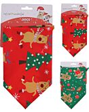 Koopman Sciarpa natalizia per cane 62x30 cm, assortimento 2 colori