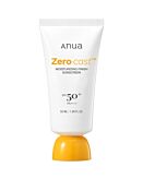 Anua Zero-Cast Crema Solare Idratante, Finitura Idratante Ultralight, SPF50+