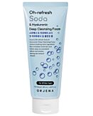 Orjena Oh-Refresh Soda & Hyaluronic Deep Cleansing Foam – Mousse Detergente Delicata per il Viso