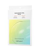 Cell Fusion C Radiance Vita, Maschera in tessuto con vitamina C + B3 ed ectoina, 5x25g