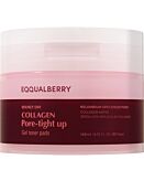 Eqqualberry Collagen Pore-Tight Up Gel, Płatki do twarzy z kolagenowym żelem zwężające pory, 60szt