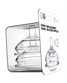 Comotomo Tettarelle Anticoliche in Silicone Flusso Medio, Confezione da 2