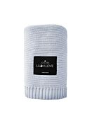Lullalove Bambusowy koc frozen blue