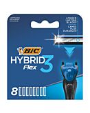 Bic Flex 3 Hybrid Wkłady do Maszynki