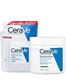Cerave Zestaw: Balsam nawilżający 454g + Balsam nawilżający Refill 454g