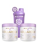 Allnutrition Alldeynn CollaRose Zestaw 2x150 g + Shaker