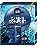 Nivea Set Caring Comfort: SG 250 ml + Deo AP 50 ml + Crema universale 75 ml