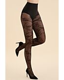 Gabriella Collant Floral nero taglia 4