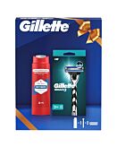 Gillette Mach3 + Old Spice Set Uomo