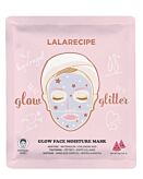 LalaRecipe Glow Face Moisture Mask, Nawilżająca i Rozświetlająca Maska Hydrożelowa