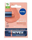 Nivea Balsamo Labbra Idratante Caring Beauty 3in1 Nude 4,8 g