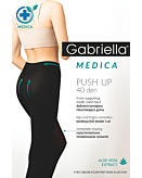 Gabriella Collant Push Up 40 den, Nero, Taglia 4