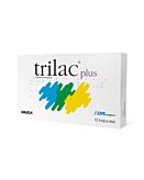 Trilac Plus, Suplement diety zawierający żywe kultury bakterii, 10 kapsułek