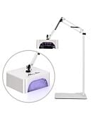 Molly Nails V10BAT Lampa LED/UV Do Paznokci Lakier&oacute;w Hybrydowych Żeli i Akrylożeli Bezprzewodowa Ze Statywem Biała 36W