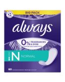 Always Dailies Salvaslip Normal  60 pz